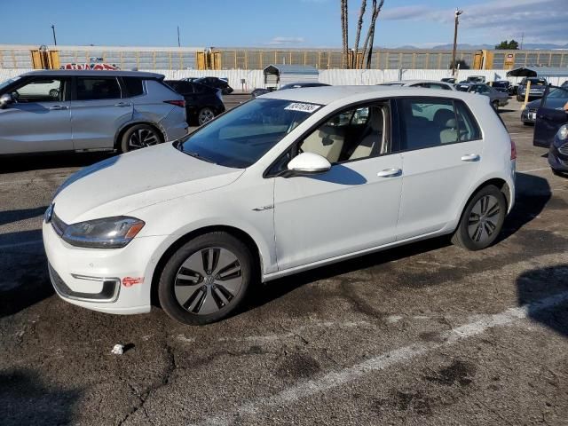 2016 Volkswagen E-GOLF SEL Premium