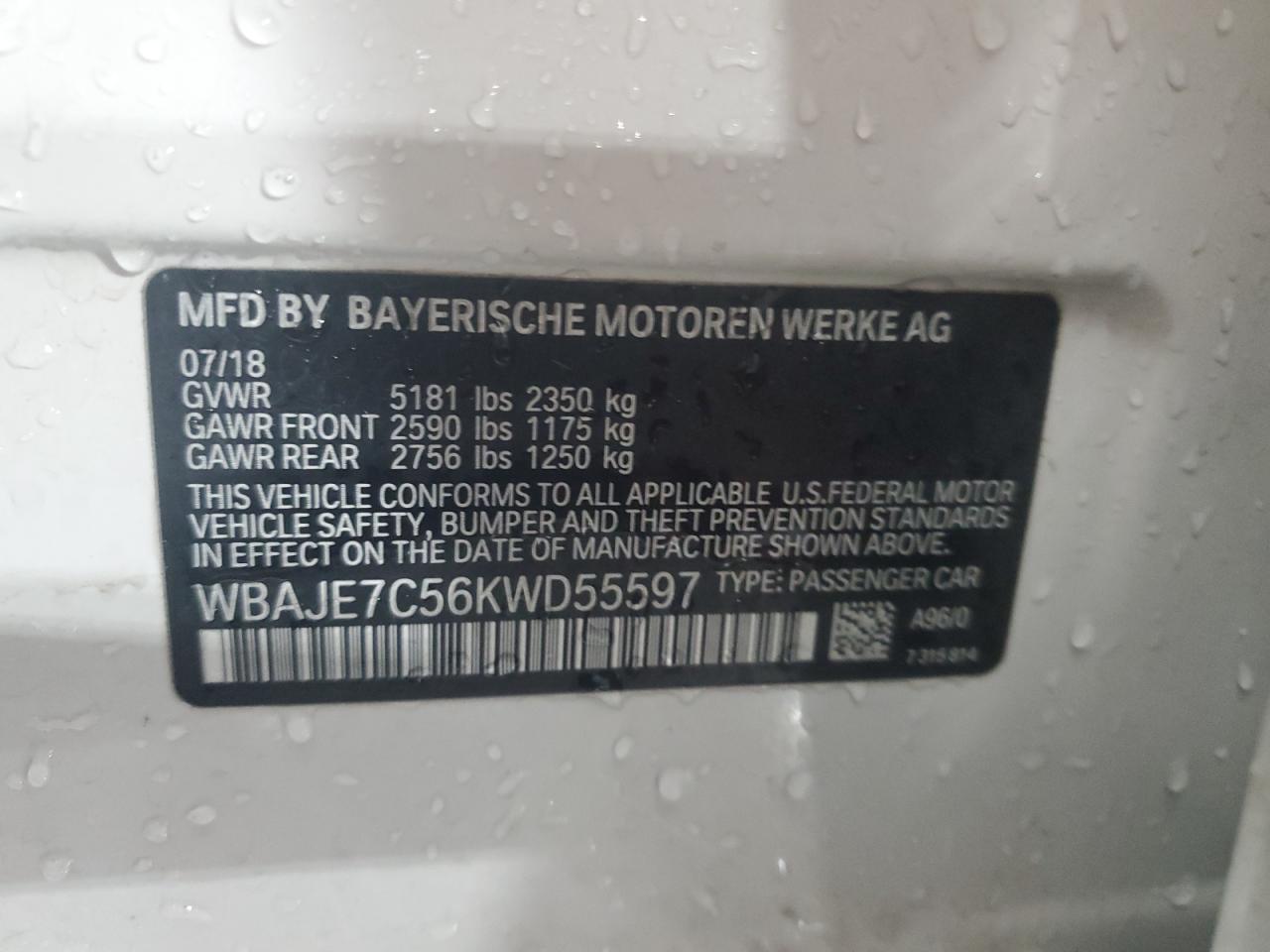 2019 BMW 540 xi