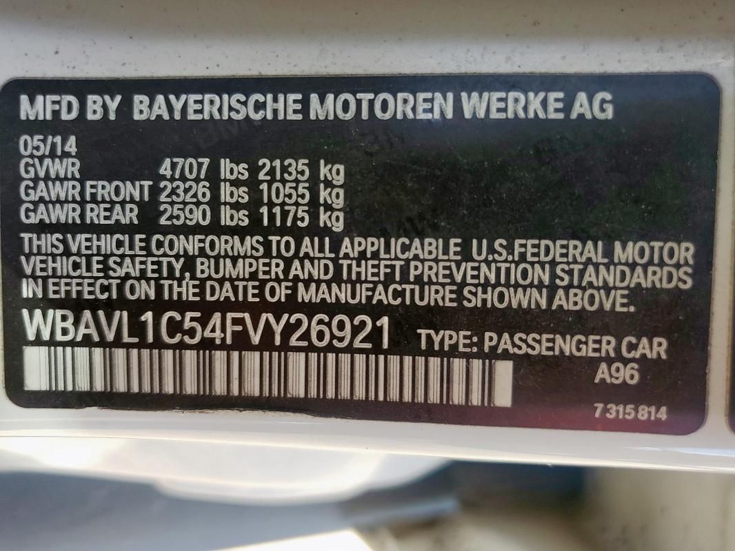 2015 BMW X1 XDRIVE28I