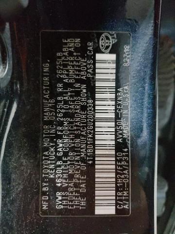 2016 Toyota Camry Hybrid le