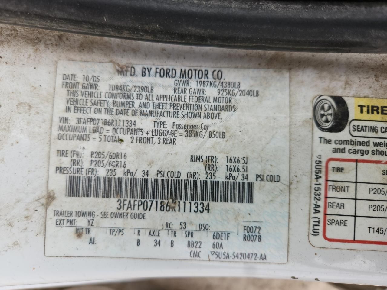 2006 Ford Fusion se