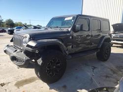 Jeep salvage cars for sale: 2018 Jeep Wrangler Unlimited Sahara