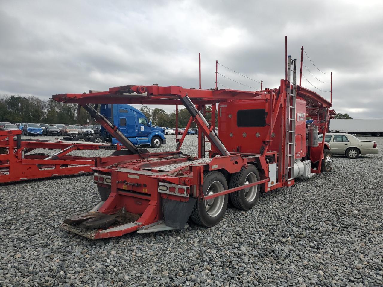 2019 Peterbilt 389 Car Carrier Truck With Car Carrier Trailer