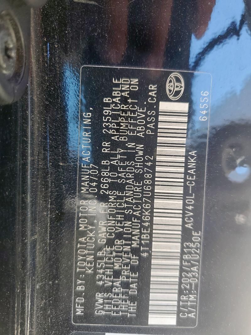 2007 Toyota Camry CE