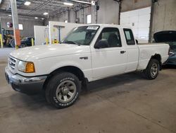 Salvage trucks for sale at Blaine, MN auction: 2002 Ford Ranger Super Cab