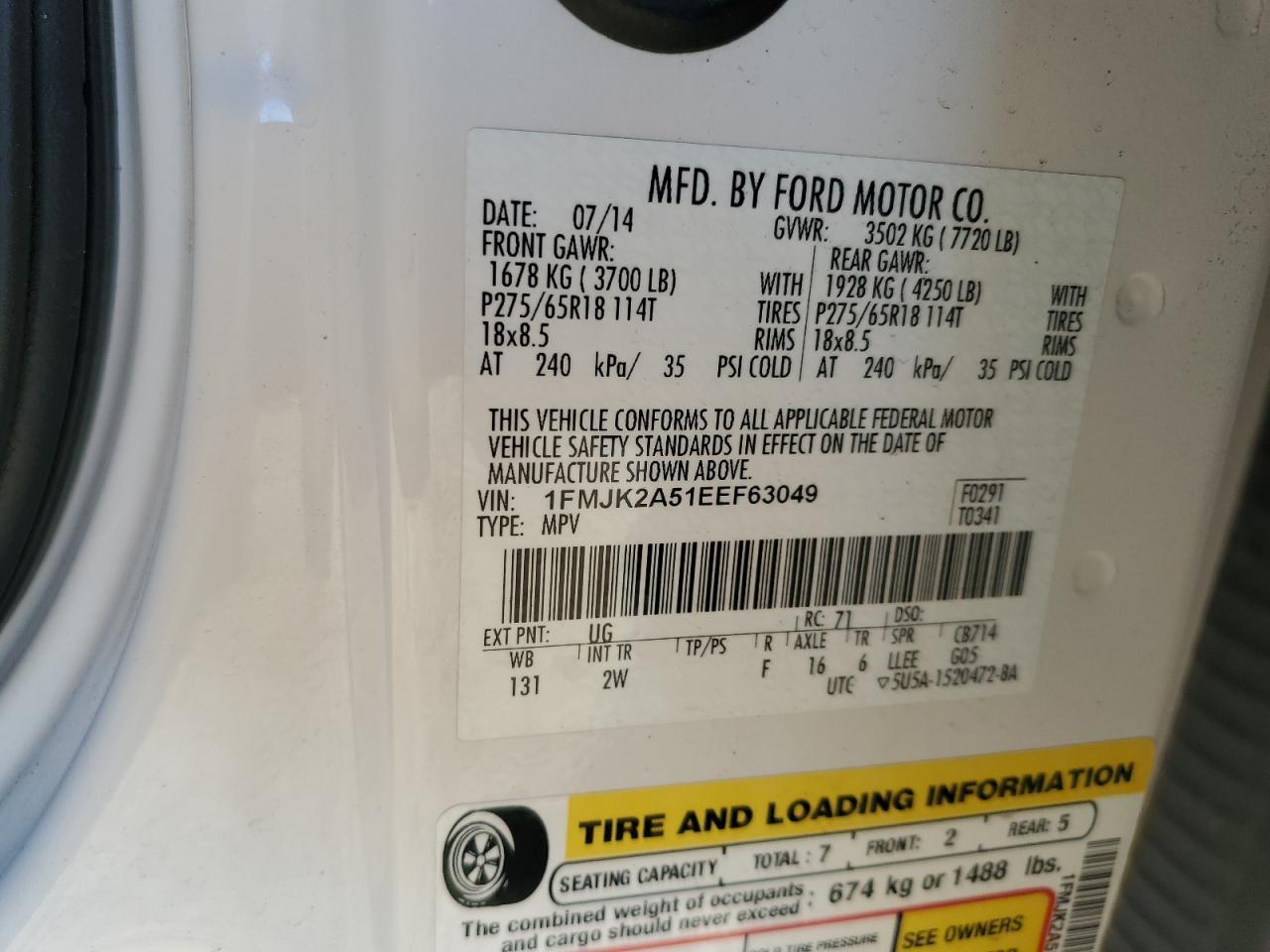 2014 Ford Expedition el Limited