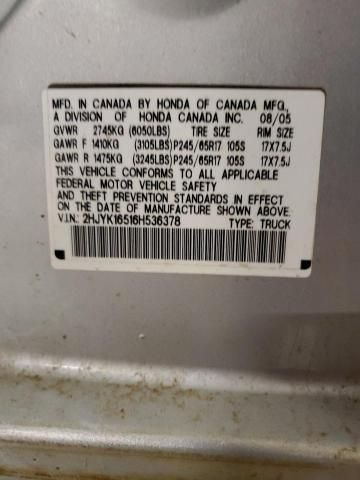2006 Honda Ridgeline RTL