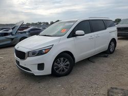 KIA salvage cars for sale: 2016 KIA Sedona LX