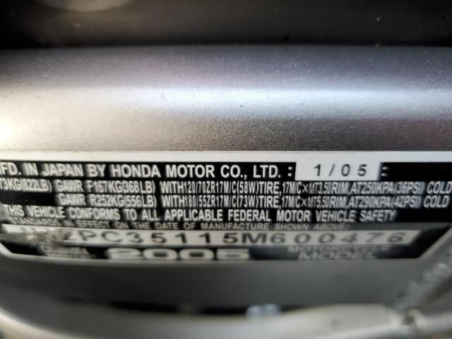 2005 Honda CBR600 F4