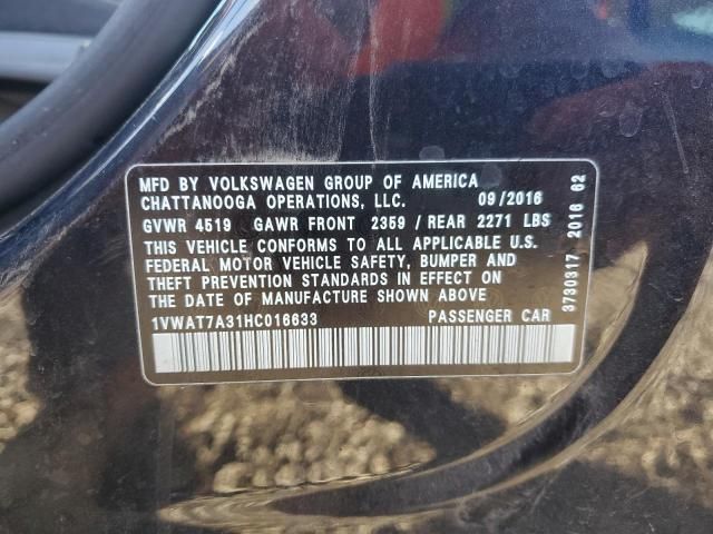 2017 Volkswagen Passat s