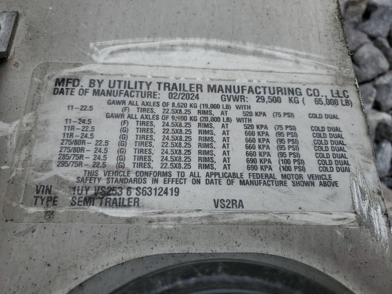 2025 Utility VS2RA-Refrigerated Van Trailer