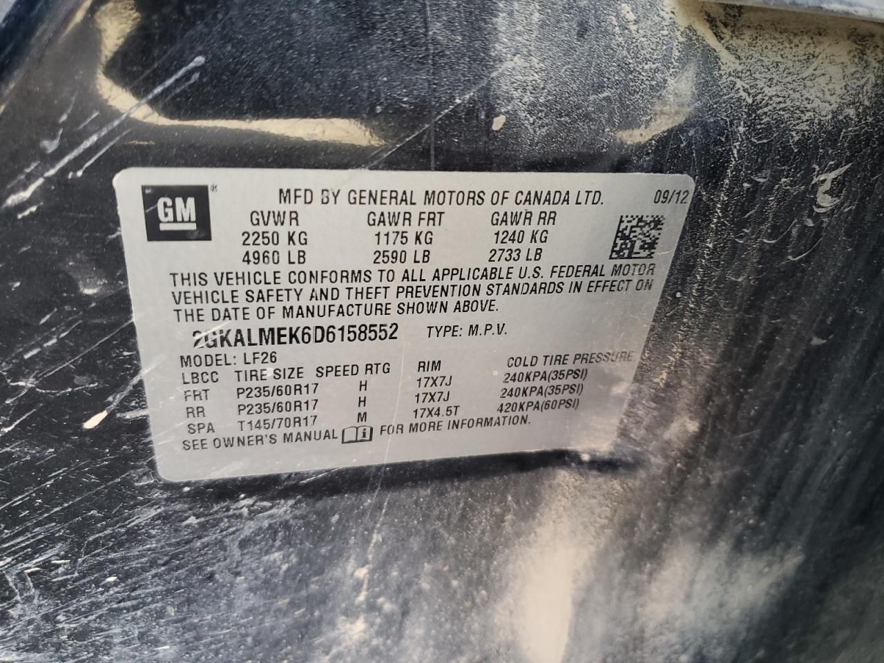 2013 GMC Terrain sle