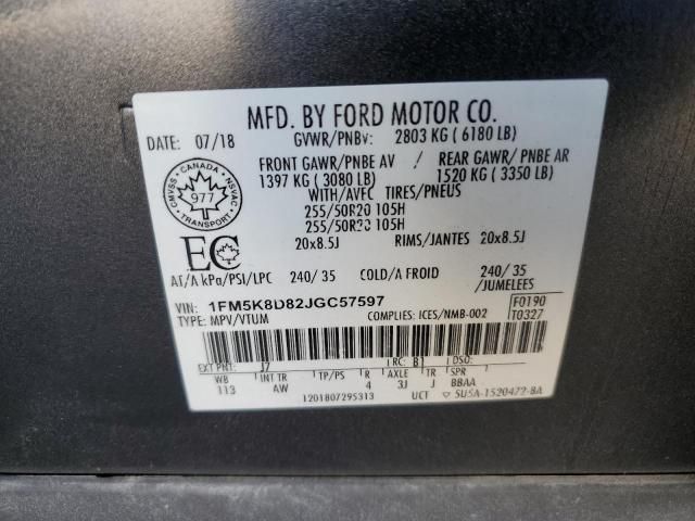 2018 Ford Explorer XLT