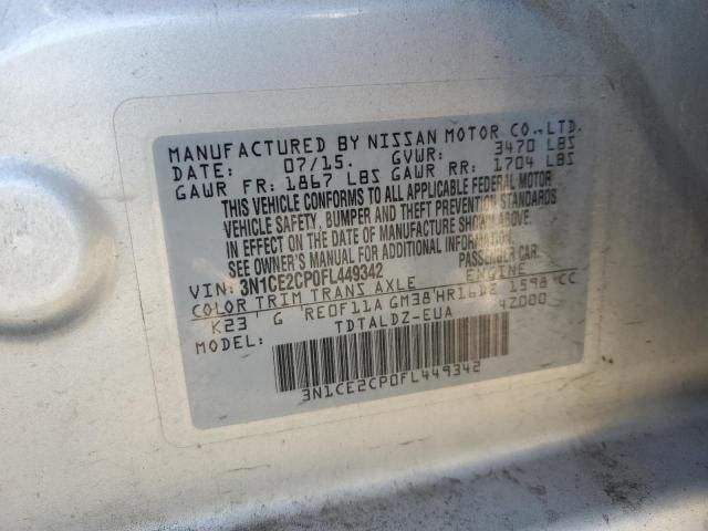 2015 Nissan Versa Note S