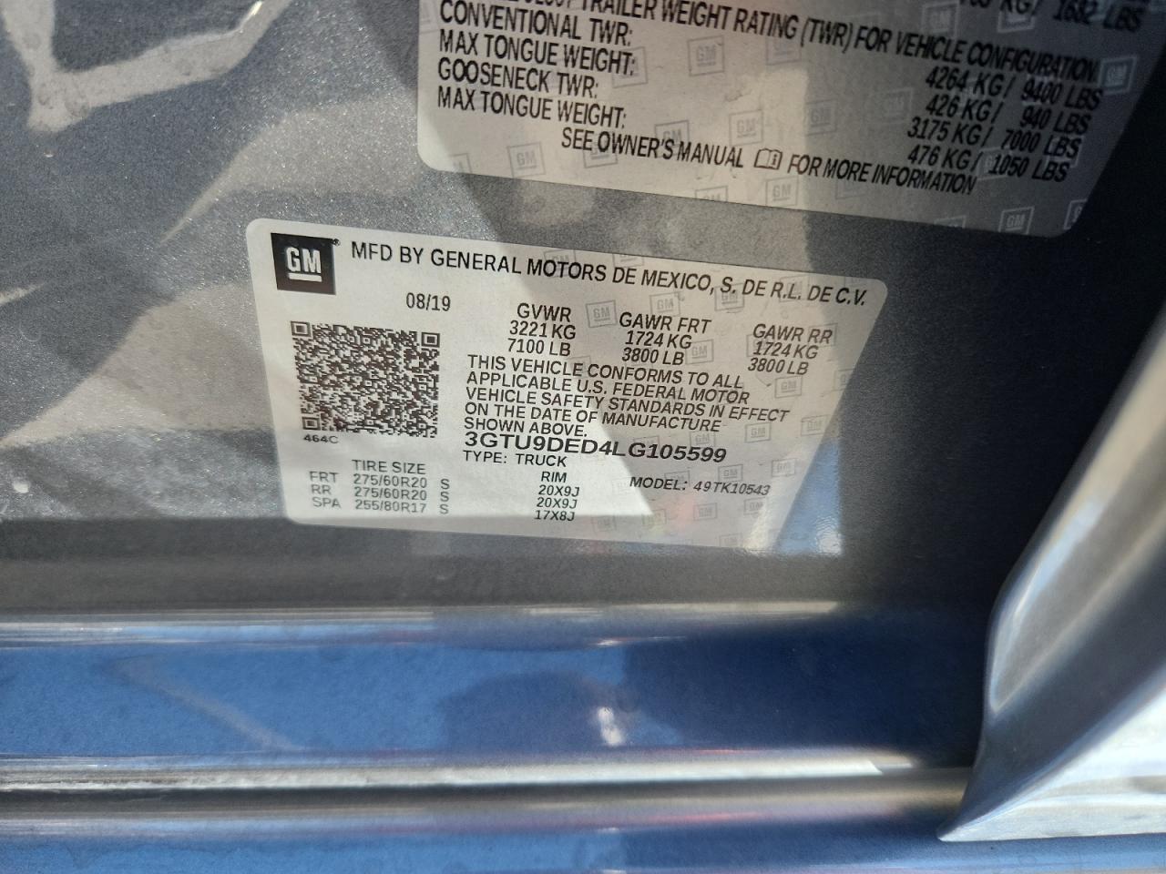 2020 GMC Sierra K1500 SLT