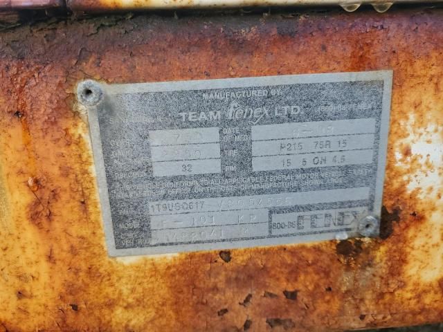 1998 Team Fenex F-101 kp Manhole Support Trailer