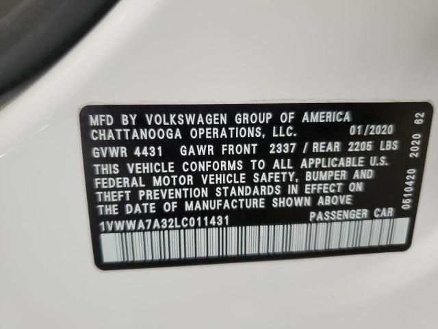 2020 Volkswagen Passat SE