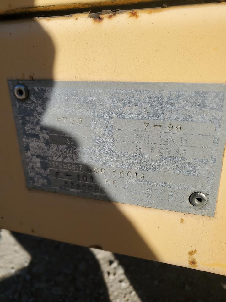 1999 Team Fenex F101 KP Manhole Support Trailer