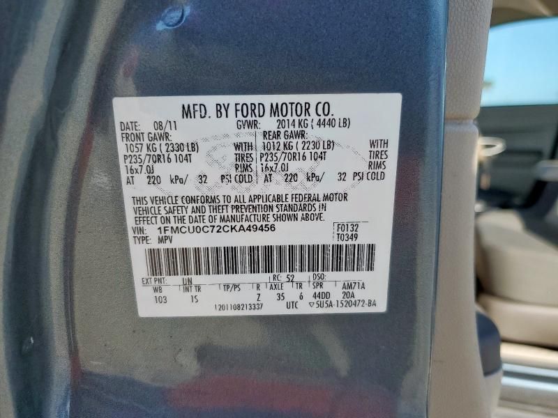 2012 Ford Escape XLS
