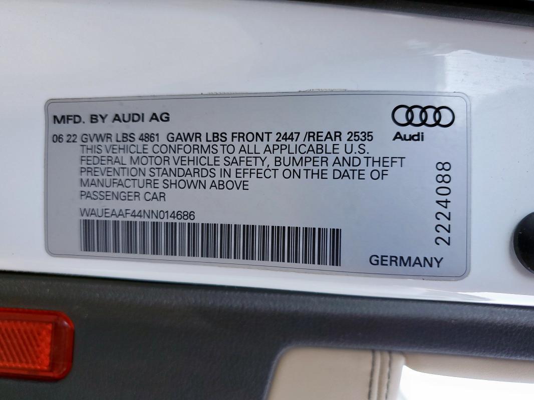 2022 Audi A4 Premium Plus 45