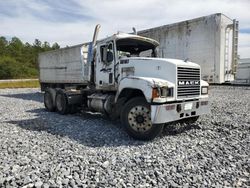 Salvage trucks for sale at Cartersville, GA auction: 1998 Mack CH613 Semi Truck With END Dump Trailer