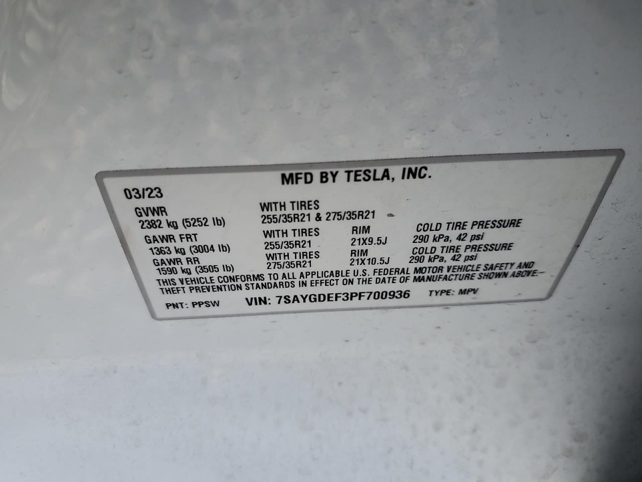 2023 Tesla Model y
