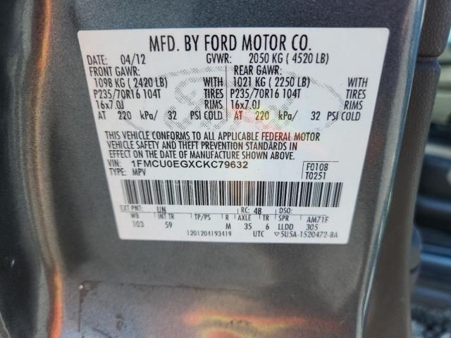 2012 Ford Escape Limited