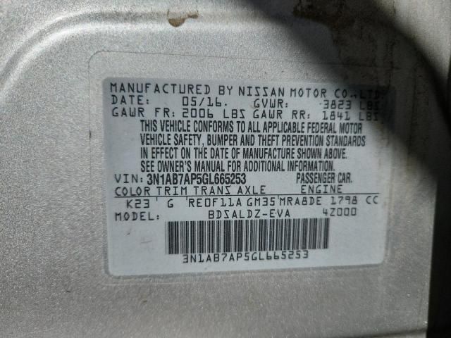 2016 Nissan Sentra S