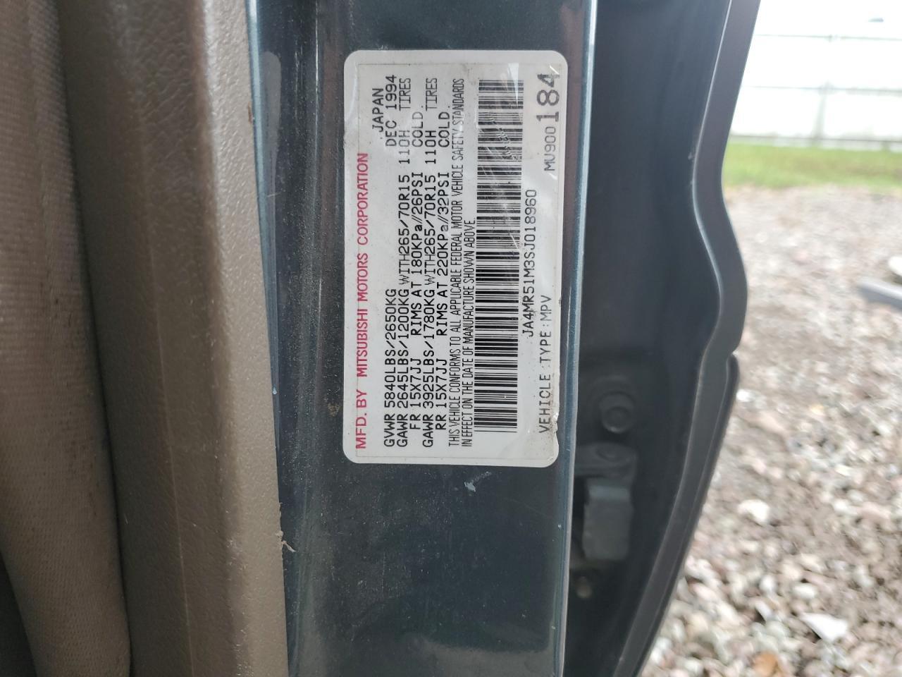 1995 Mitsubishi Montero sr