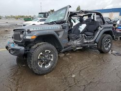 Vehiculos salvage en venta de Copart Woodhaven, MI: 2024 Jeep Wrangler Rubicon 4XE