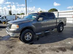 Salvage trucks for sale at Miami, FL auction: 2005 Ford F150 Supercrew