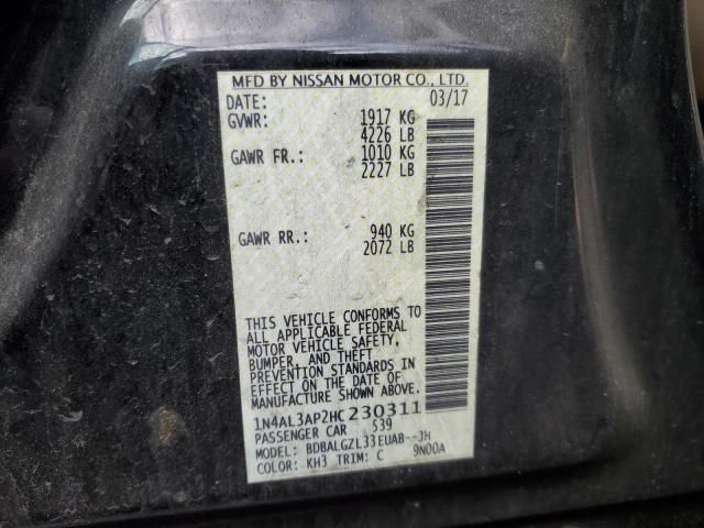 2017 Nissan Altima 2.5 s