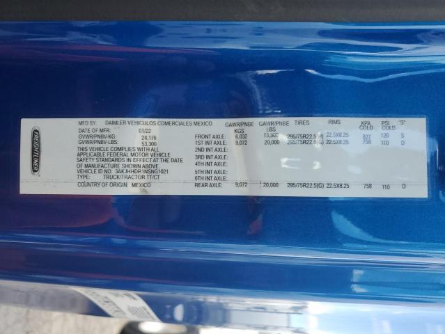 2022 Freigliner 2022 Freightliner Cascadia 126 Semi Truck