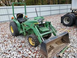 Salvage trucks for sale at Barberton, OH auction: 1994 John Deere 770 Tractor