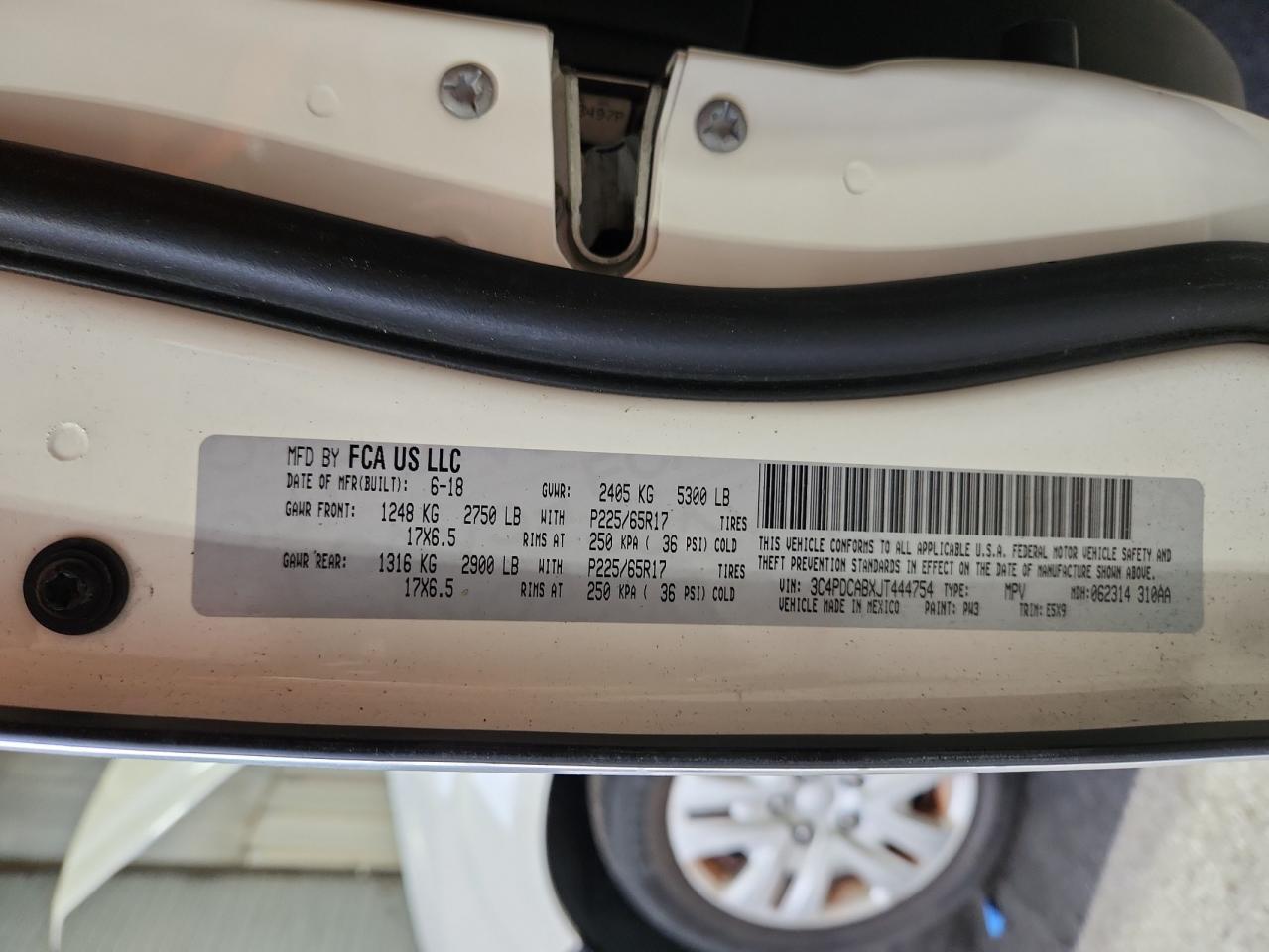 2018 Dodge Journey se