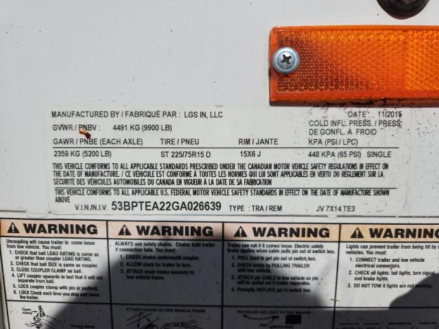 2016 Lg Sind Pace Enclosed Trailer