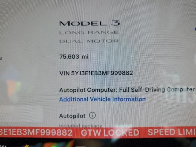 2021 Tesla Model 3
