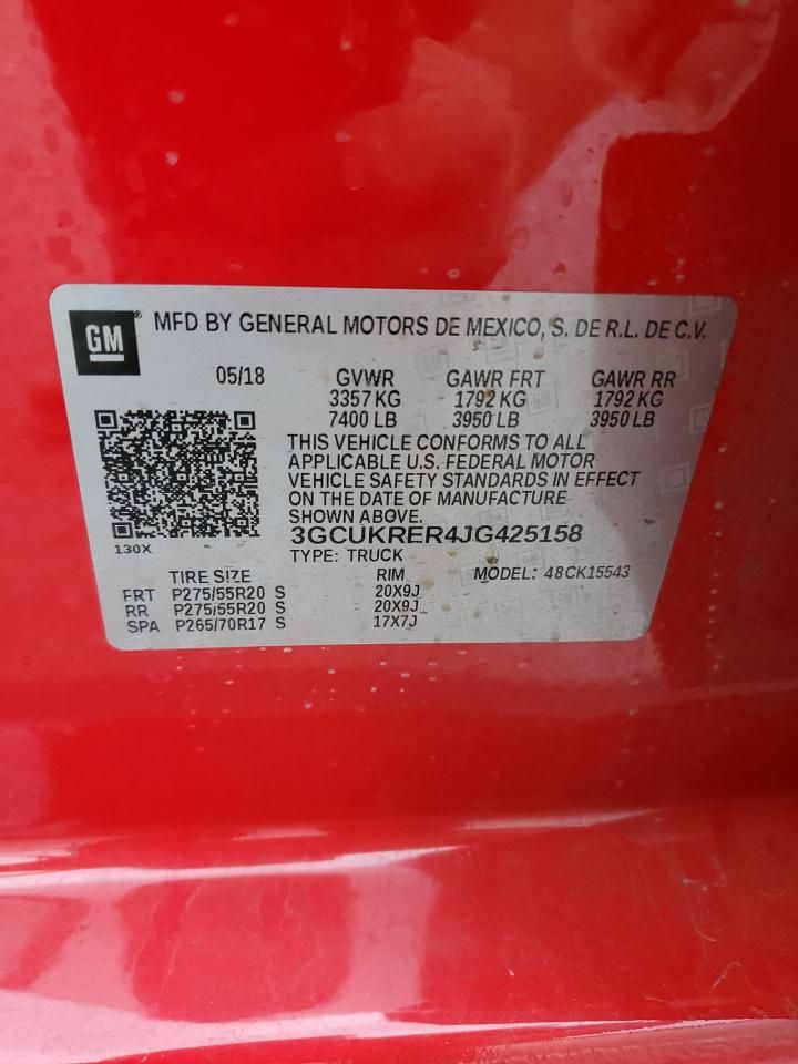 2018 Chevrolet Silverado K1500 lt