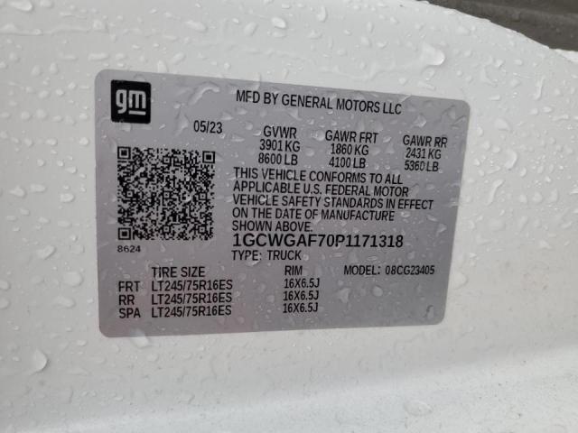 2023 Chevrolet Express Utility / Service Van