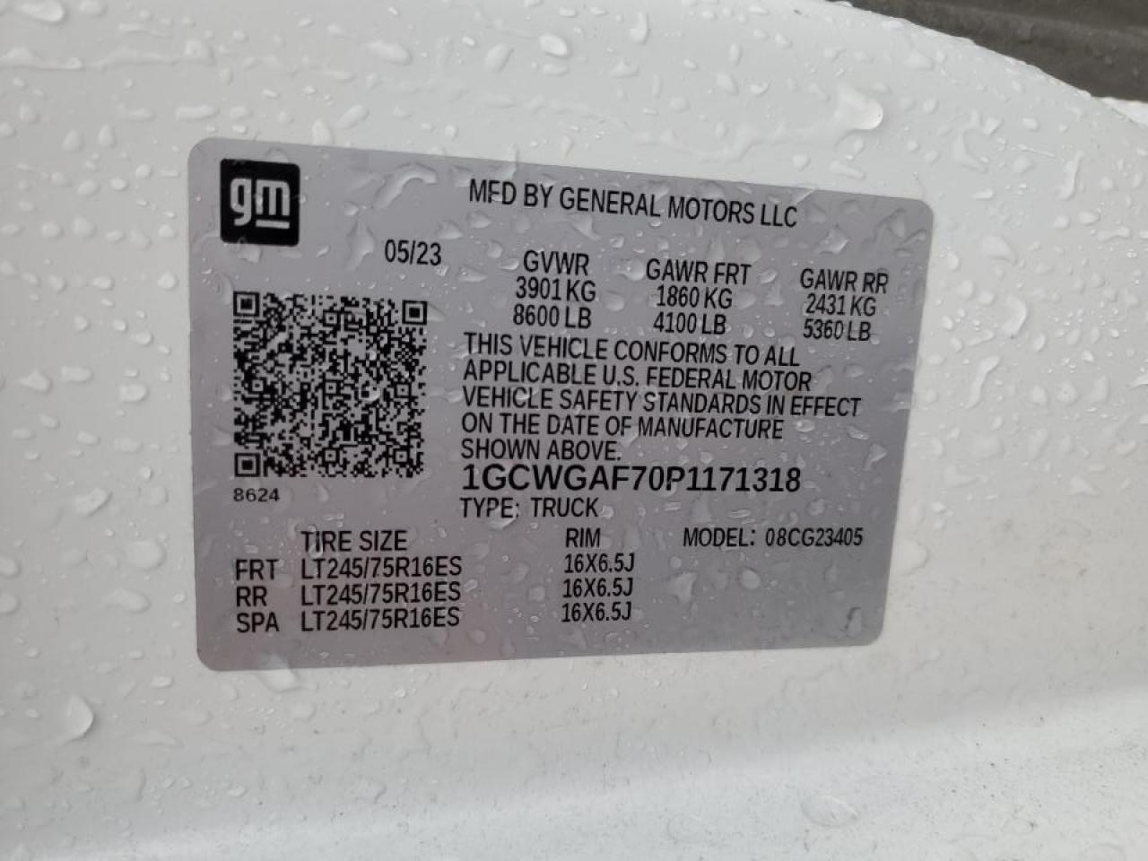 2023 Chevrolet Express Utility / Service Van