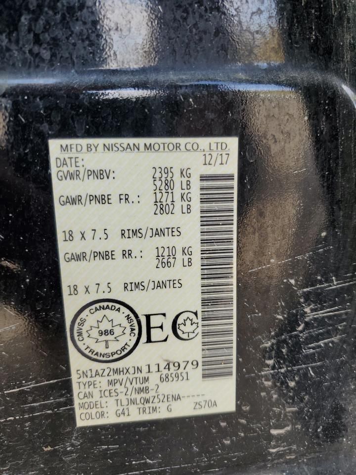 2018 Nissan Murano s