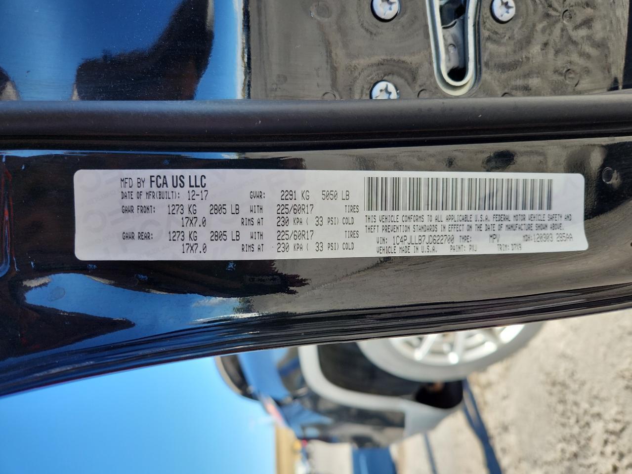 2018 Jeep Cherokee Latitude Plus