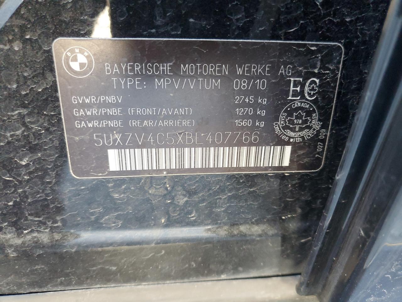 2011 BMW X5 Xdrive35i