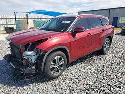 Toyota Highlander salvage cars for sale: 2021 Toyota Highlander Hybrid xle