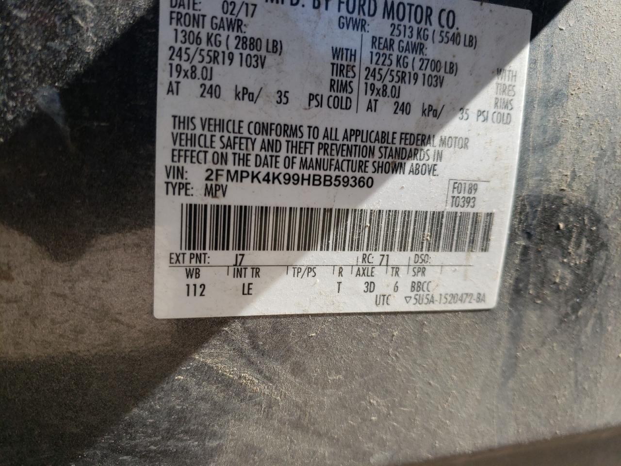 2017 Ford Edge Titanium