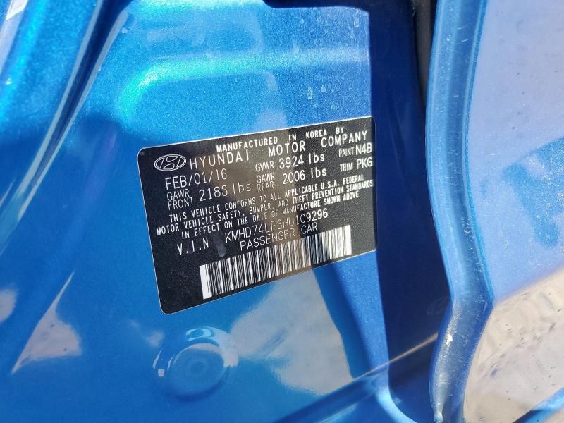 2017 Hyundai Elantra SE