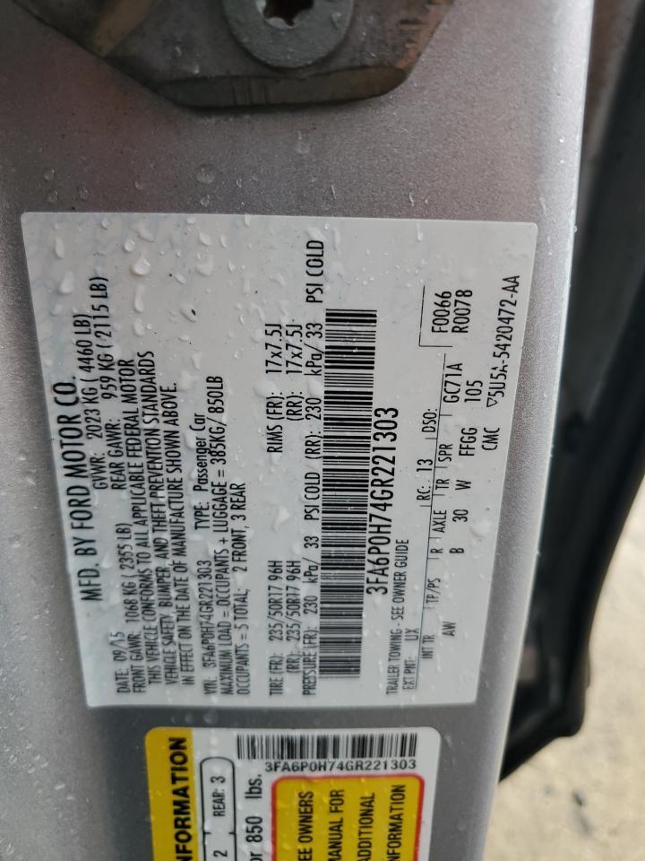 2016 Ford Fusion se