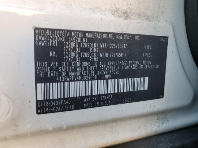 2021 Toyota Rav4 xle