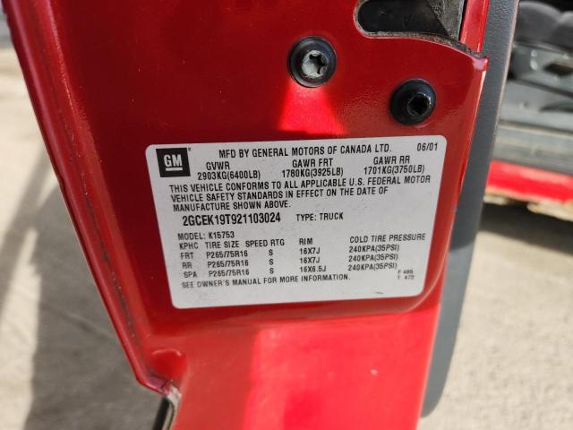 2002 Chevrolet Silverado K1500