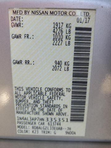 2017 Nissan Altima 2.5